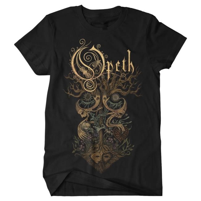 Official Opeth Merch Opeth - 'Tree' Black Popover Shirt