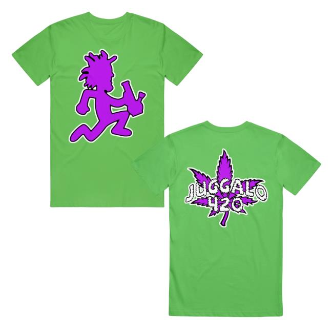 Icp Insane Clown Posse Bong Man Green Shirt