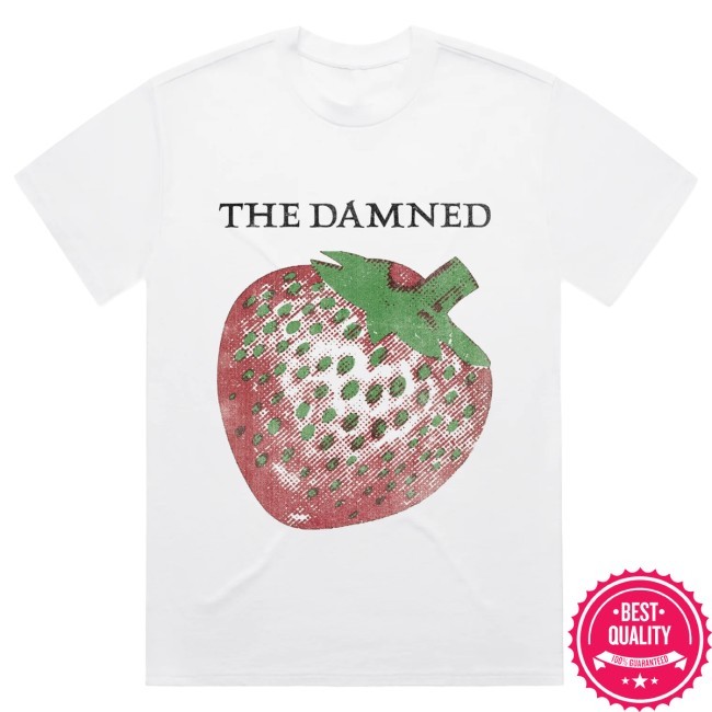 The Damned Strawberry Tee The Damned Band Store Apparel