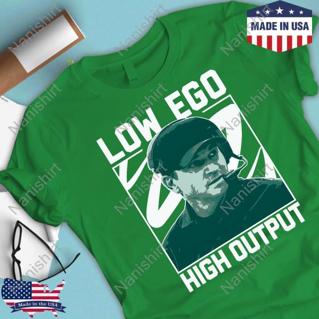 Official Barstool Sports Store Low Ego High Output Long Sleeve Tee