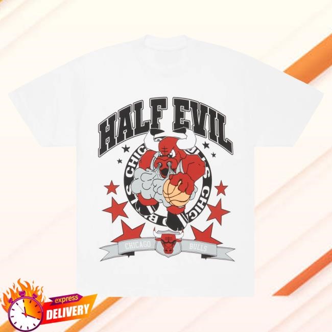 Official Half Evil Merch Store Half Evil Bulls Cartoon Character Shirt New HalfEvil