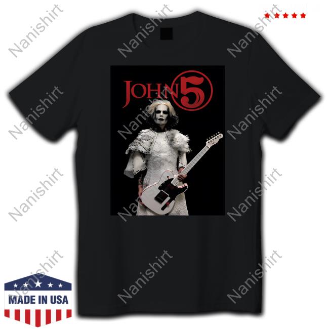 Official John 5 Ghost White Telecaster Shirt