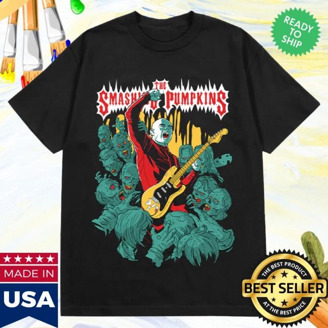Official Smashing Pumpkins Merch Store Zombie Tshirt The Smashing Pumpkins