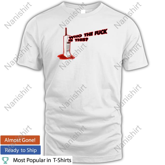 Official Thehollowsquad Scream Who The Fuck Is This White T Shirt