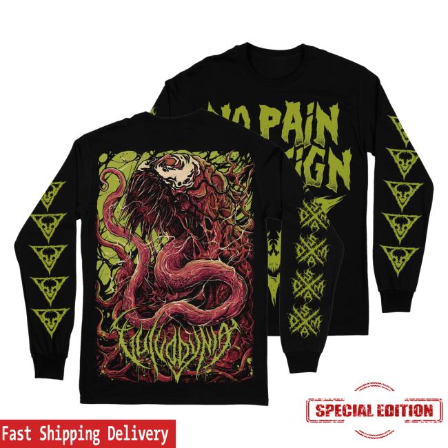 Official Vulvodynia Rising Merch Vulvodynia - No Pain No Reign Long Sleeve Shirt New Risingmerch