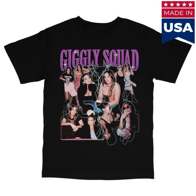 Official Giggly Squad Merch Giggly Squad Club Giggly Tour Tees (2024 - 2025 Version)