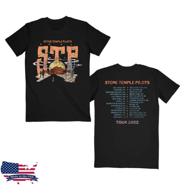 Desert Highway '22 Itinerary Tee Shirt Stone Temple Pilots Store