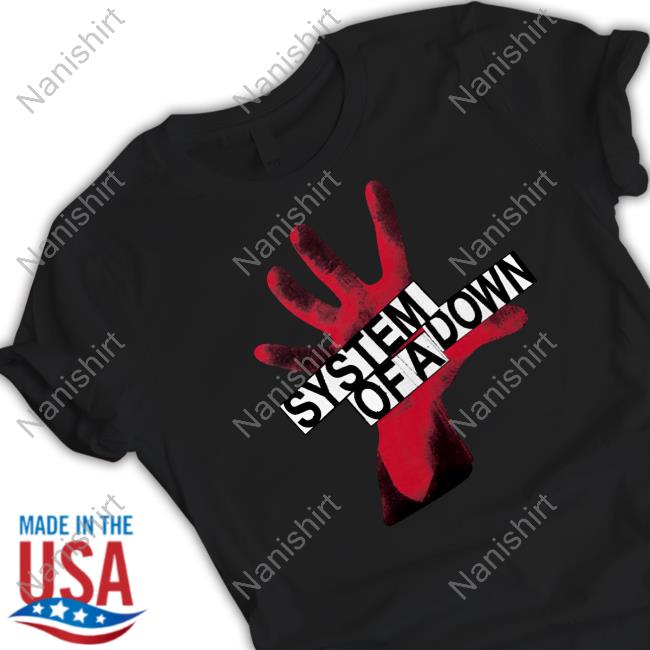 System Of A Down Self-Titled Red Hand Logo Tee