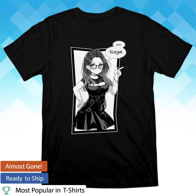 Official Sssniperwolf Merch That's Illegal Long Sleeve Shirt
