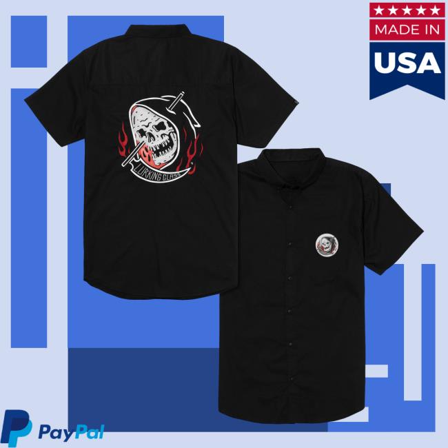 Lurking Class Clothing Certain Woven Button Up Work Tees Black LurkingClass