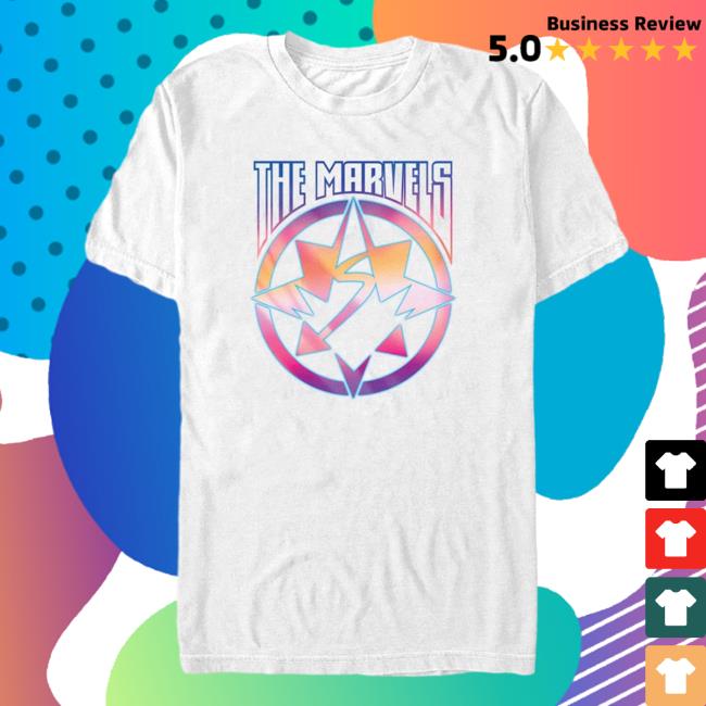 AMC Movie Merchandise The Marvels Pastel Crest T-Shirts