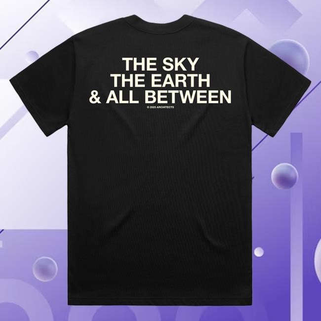 Official Architects Merch Store Shop Architects Glow Black Tshirt