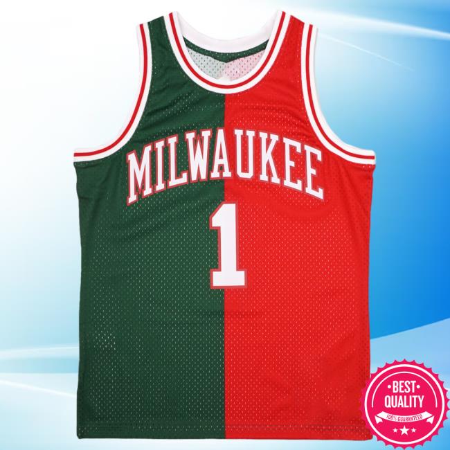 Official Moda3 Mitchell And Ness Bucks Oscar '71-72 Split Swingman Jersey Tank T Shirt