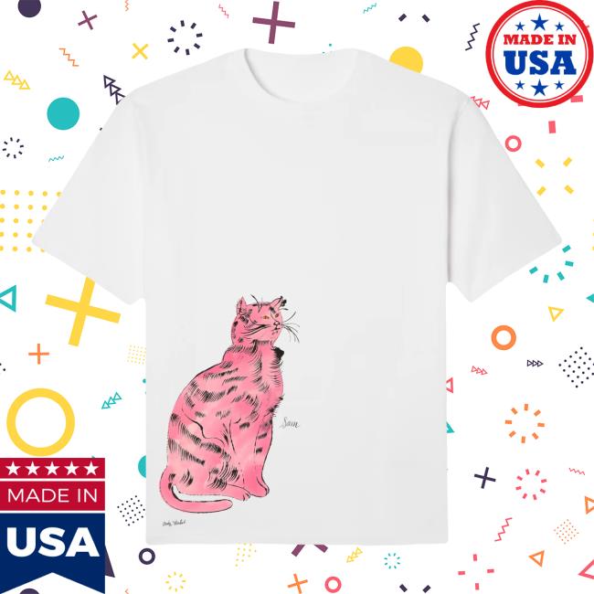Official The Brant Foundation Warhol Sam Cat Youth T Shirt BrantFoundation