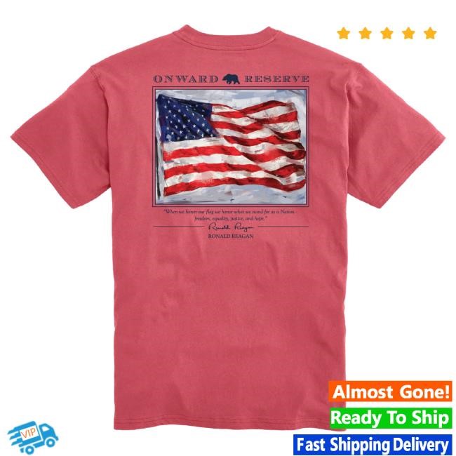 Classic Americana Old Glory Tee Onward Reserve Red