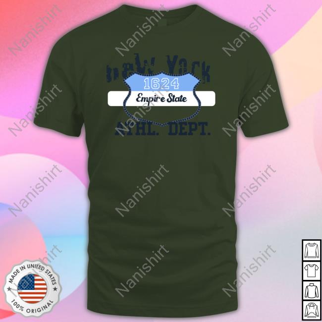 New York 1624 Empire State Athl Dept Tee