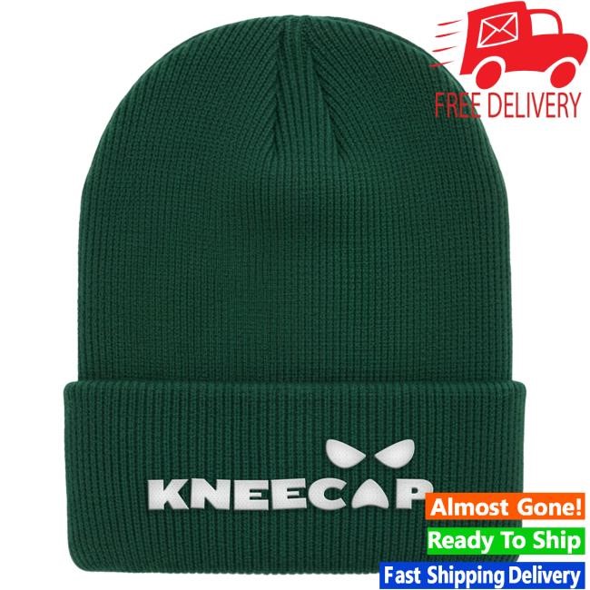 Stay Warm Green Logo Beanie Kneecap