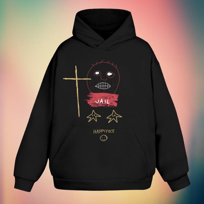 Jail Happy Face Vintage Hoodie
