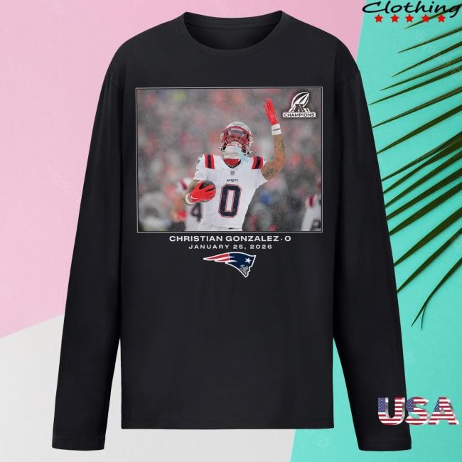 Game Day Style Christian Gonzalez Super Bowl Bound Long Sleeve