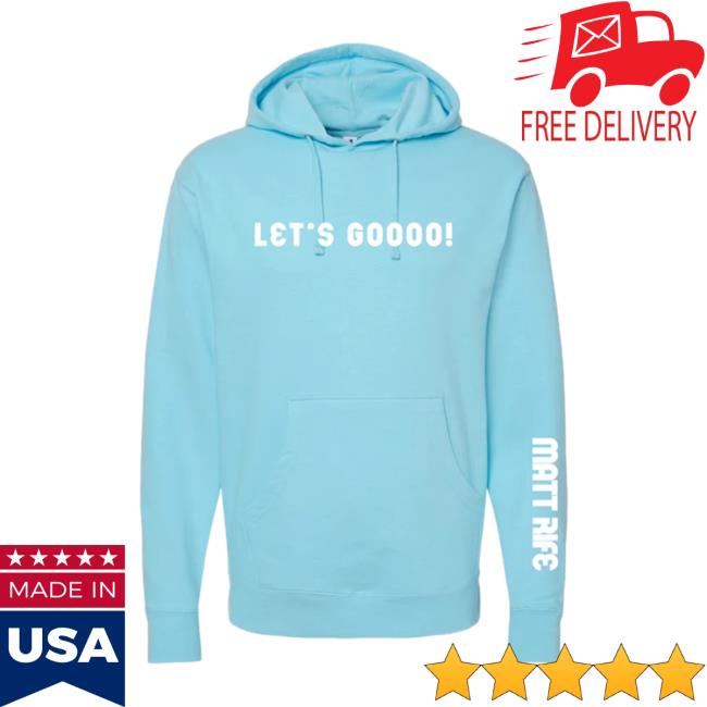 Official Matt Rife Merch Matt Rife Blue Let’S Goooo Long Sleeve T Shirt