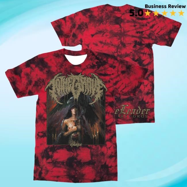 Official To The Grave Merch To The Grave "Epilogue Red Crystal" Tshirt