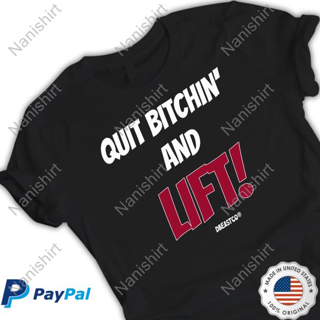 Official Dbeastco Store Quit Bitchin And Lift Hoodie Xumm Wallet
