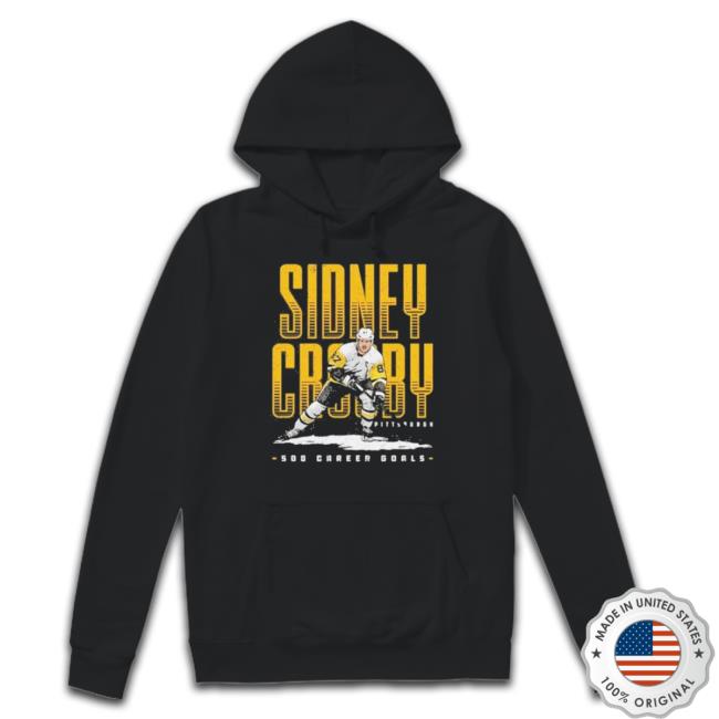 Sidney Crosby Pittsburgh 500 Goals Crewneck Sweatshirt Sidney Crosby Pittsburgh 500 Goals Sweater