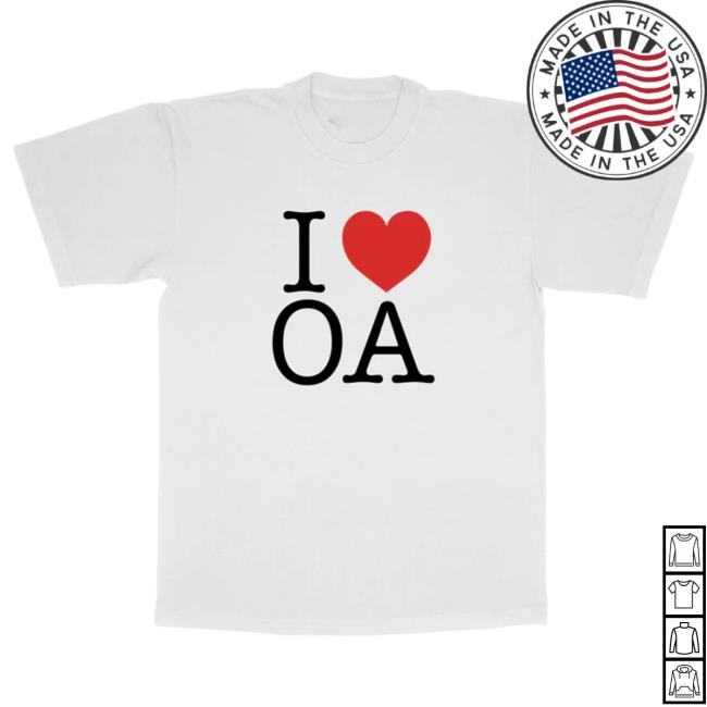Omar Apollo Merch I Love Oa Omar Apollo Live In Nyc Shirt White