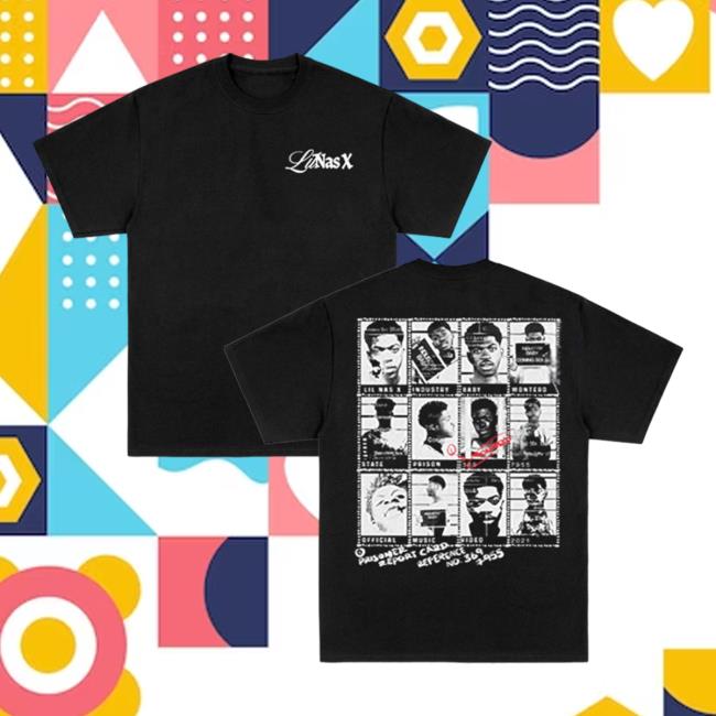 Official Lil Nas X Merch Store Lil Nas X Industry Baby Report Card Black T Shirt Lil Nas X Apparel Clothing Shop LilNa