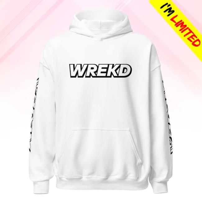 Official Wrekd X Vroom Unisex Crew neck Sweatshirt White