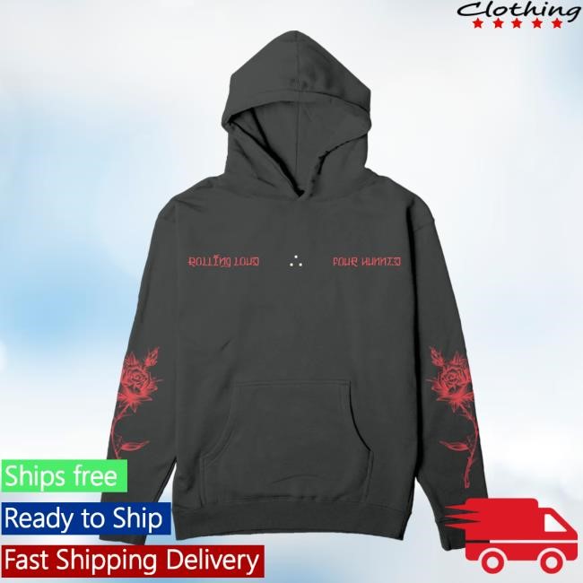RLxYG MKL Washed Black Pullover Hoodie Rolling Loud Shop