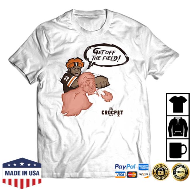 Official The Crocpot Chef Zae Merch Get Off The Field Punch T Shirt