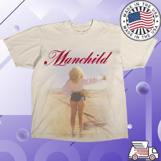 Official Sabrina Carpenter Merch Store Manchild Photo Tee