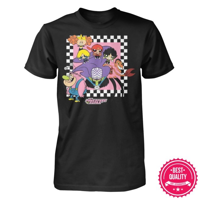 The Powerpuff Girls Mens Large Black Tee