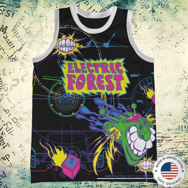 2025 Forest Goods BassFace Basketball Jersey New Shirt Electric Forest Festival Official