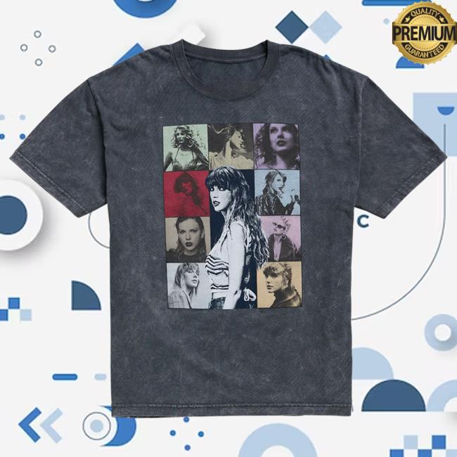 Official Taylor Seift Swift Clothing Store Shop Taylor Swift The Eras Tour Mineral Wash Gray Shirt New Taylorswift