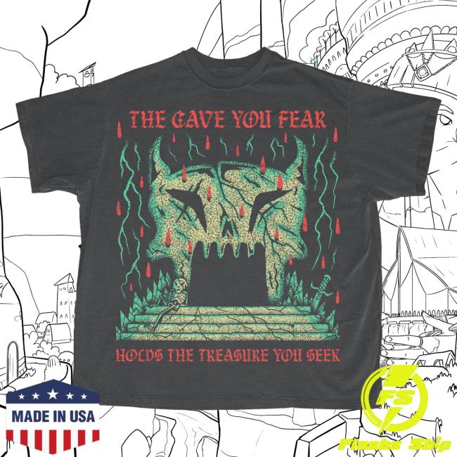 Official Wizard Of Barge The Cave You Fear Vintage T-Shirts Wizardofbarge Joseph Campbell's