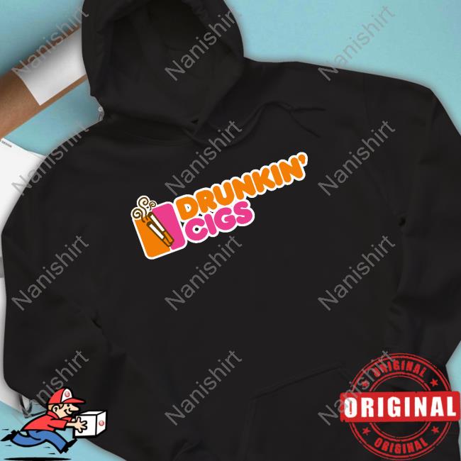 Official Friday Beers Merch Drunkin' Cigs Tee