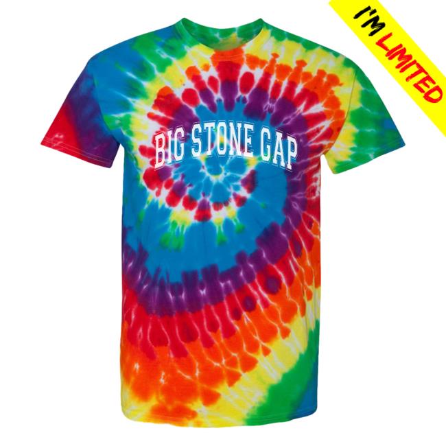 Official Hometown Apparel Clothing Merch Big Stone Gap Virginia Varsity Tie-Dye Tees Tie Dye Michelangelo