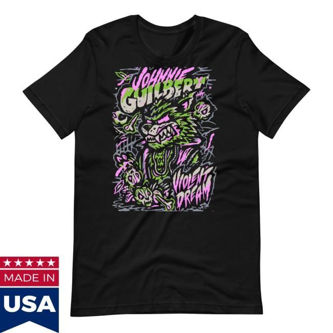 Johnnie Guilbert Violent Dream - Wolf Purple/Green S/s Shirt