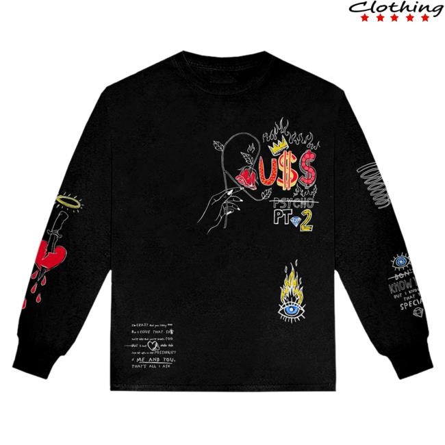 Psycho Pt. 2 LS Shirt Russ Official Store