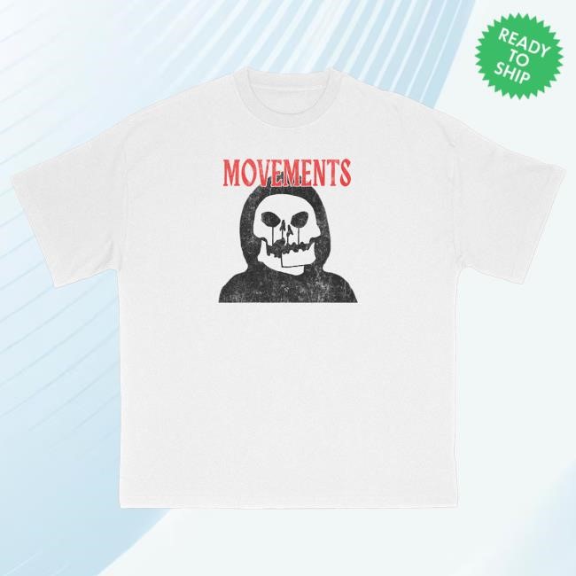 Afraid To Die White Skull T Shirt Movements Merch