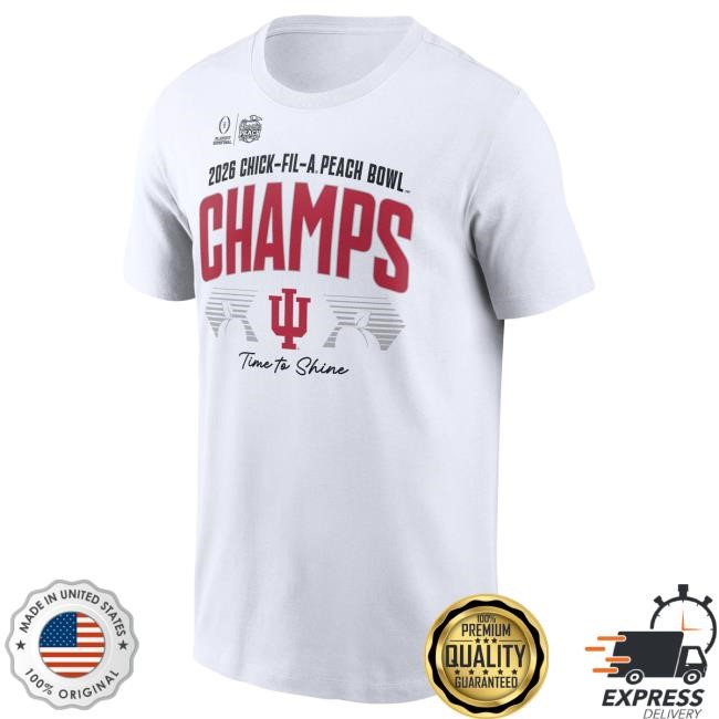 The Indiana Hoosiers NCAA Football Peach Bowl Victory Apparel