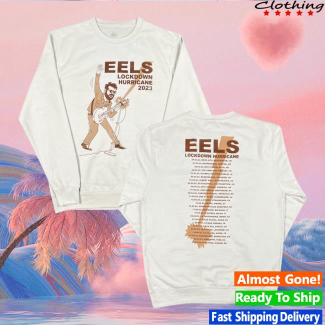 Official Hello Merch Lockdown Hurricane Tour Natural Longsleeve HelloMerch