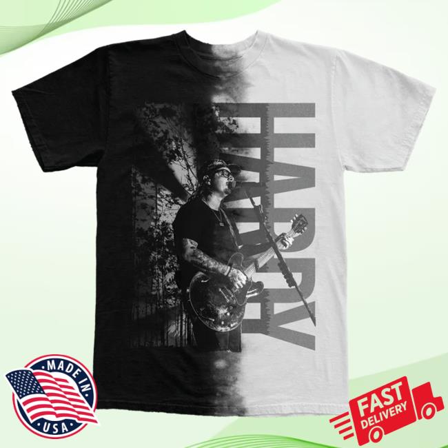 Official Hardy Merch Store Black & White Split Popover Shirt Hardy Apparel Clothing Shop