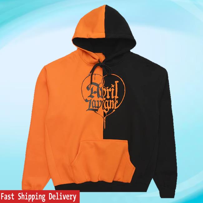 Official Avril Lavigne Merch Store Avril Lavigne Split Hooded Sweatshirt Avril Lavigne Clothing Shop AvrilLavigne