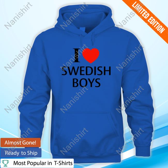 Official I Love Swedish Boys Tee Shirt