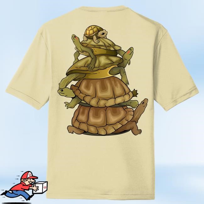 Turtle Stack New Tee Paul Cuffaro Brand