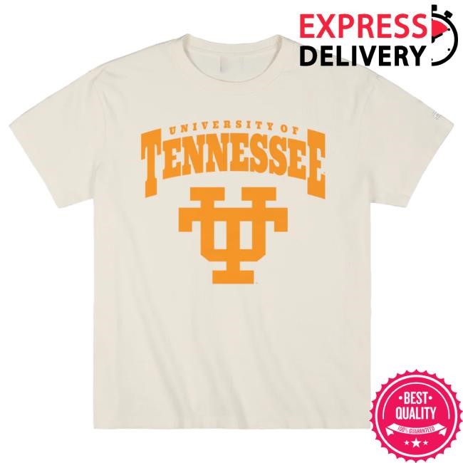 Tennessee Interlocking UT Vintage Heavyweight Cream Print Tee