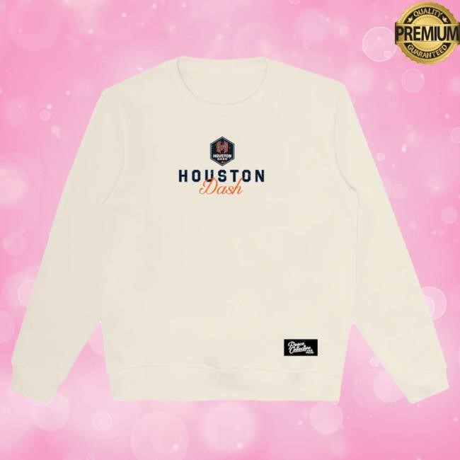 NWSL Shop Store Merch Official Unisex Houston Dash PC Crewneck